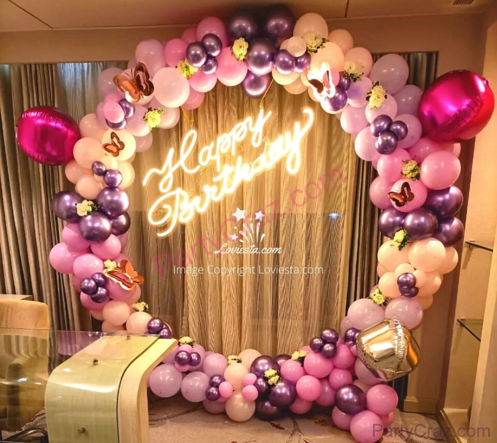 Balloon Arch Setup on Rent in Delhi NCR — PartyCraz