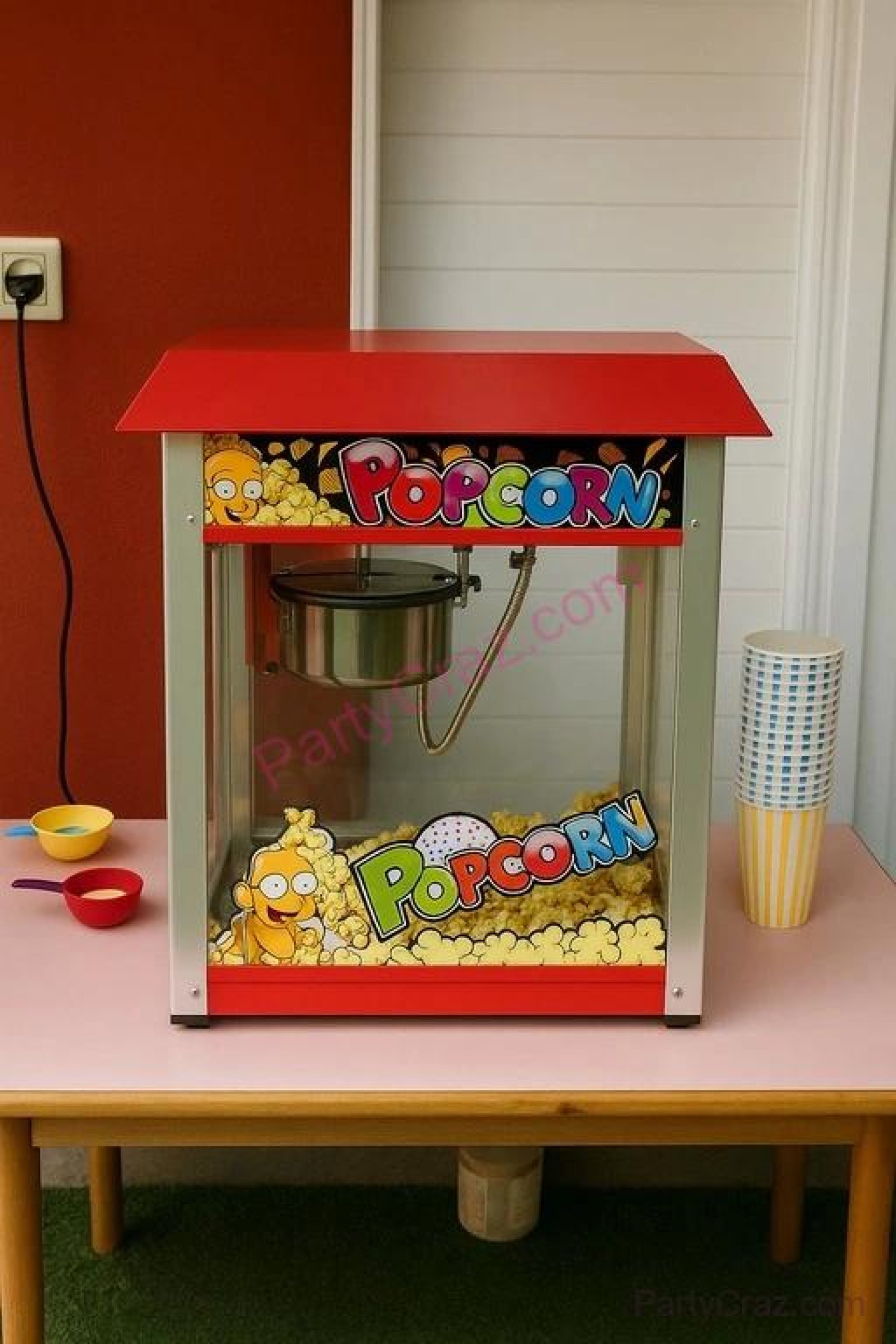Popcorn Machine for parties and events in Delhi NCR - PartyCraz