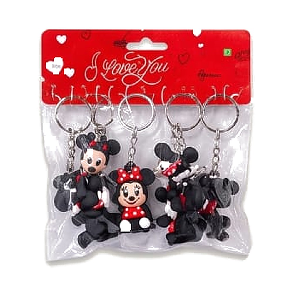 Cartoon Mouse 3D Keychains (Pack of 12) in Delhi NCR — PartyCraz