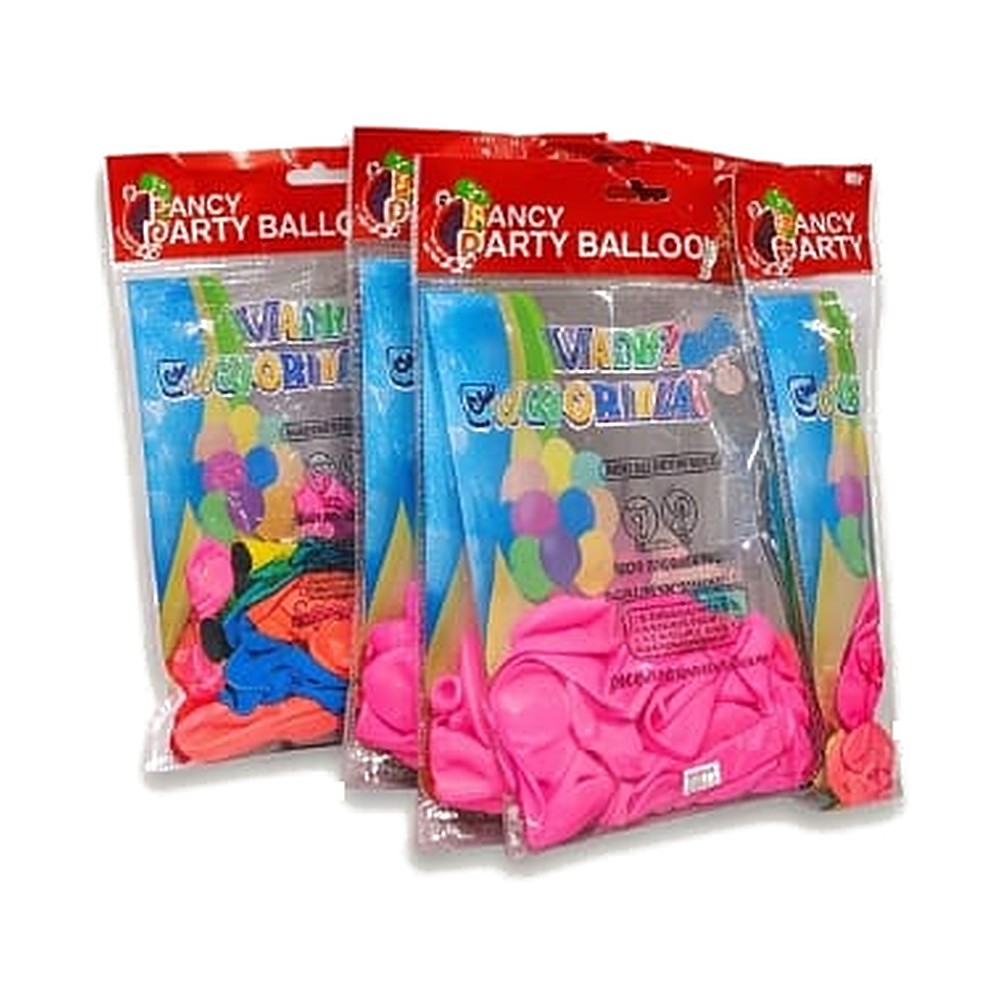 Fancy Party Balloons Pack (Assorted Colours) in Delhi NCR — PartyCraz