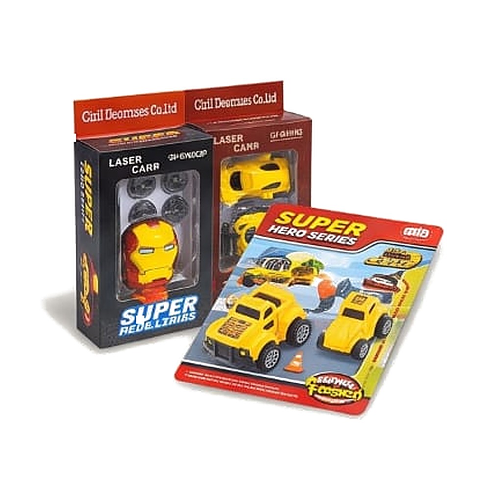 Super Hero Series Laser Cars (Toy Car Set) in Delhi NCR — PartyCraz